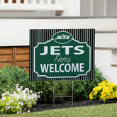 New York Jets Coroplast Yard Sign, "Fans Welcome", NFL, Home