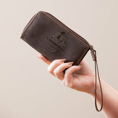 Philadelphia Eagles Super Bowl 59 Champions Wristlet Wallet, Brown, NFL