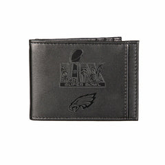Philadelphia Eagles Super Bowl 59 Champions Front Pocket Wallet, Black, NFL