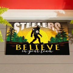 Pittsburgh Steelers Bigfoot PVC Mat, 28"x16", NFL