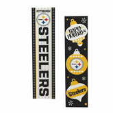 47" Double Sided Leaner, Pittsburgh Steelers, Christmas, NFL, Home