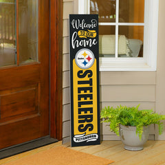 47" Double Sided Leaner, Pittsburgh Steelers, Halloween, NFL, Home