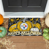 Pittsburgh Steelers Halloween PVC Mat, 28"x16", NFL
