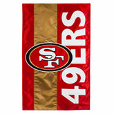 San Francisco 49ers Embellished Garden Flag, NFL, Home