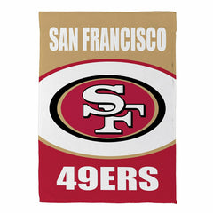 San Francisco 49ers Suede Flag, GDN, NFL