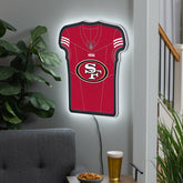 San Francisco 49ers NFL Football Jersey Edgelite LED Decor, NFL