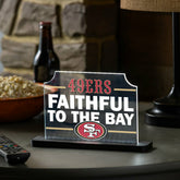 San Francisco 49ers NFL Football Rectangle Desklite LED Decor, NFL, Home