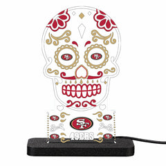 San Francisco 49ers NFL Football Sugar Skull Desklite LED Decor, NFL, Home