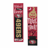 47" Double Sided Leaner, San Francisco 49ers, Halloween, NFL, Home