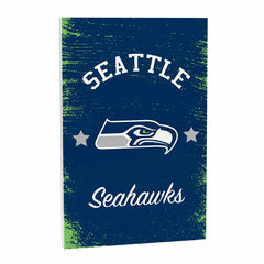 Seattle Seahawks Wood Wall Sign, 16x24, NFL, Home