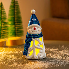 Seattle Seahawks Snowman LED Statuary, 8", NFL, Home