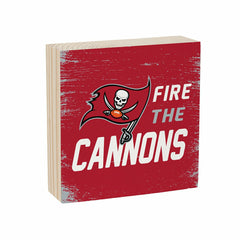 Tampa Bay Buccaneers Plock, Down Home Fans, 6x6, NFL, Home