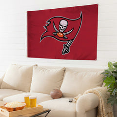 Tampa Bay Buccaneers Single Sided Flag w/ 2 Grommets, 3'x5', NFL, Home
