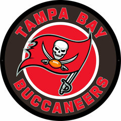 LED Wall Decor, Round, Tampa Bay Buccaneers, NFL, Home