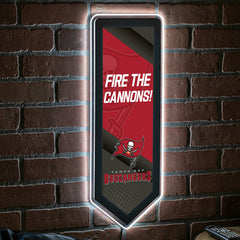 LED Wall Decor, Pennant, Tampa Bay Buccaneers, NFL, Home