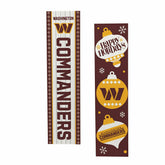 47" Double Sided Leaner, Washington Commanders, Christmas, NFL, Home