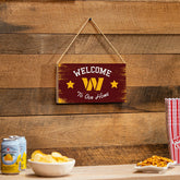 Washington Commanders Wood Wall Sign, 6x11, NFL, Home
