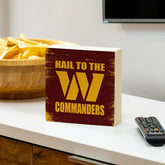 Washington Commanders Plock, Down Home Fans, 6x6, NFL, Home