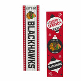 Chicago Blackhawks 47" Double Sided Leaner, Christmas, NHL, Home