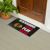 Chicago Blackhawks Fan Mat, 28"x16", NHL