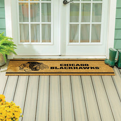 Chicago Blackhawks Extra Large One Color Coir Mat, 60"x24", NHL