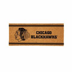 Chicago Blackhawks Extra Large One Color Coir Mat, 60"x24", NHL