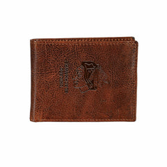 Chicago Brownhawks, Embossed 100% Genuine Tumbled Leather Passcase Bi-, NHL, Home