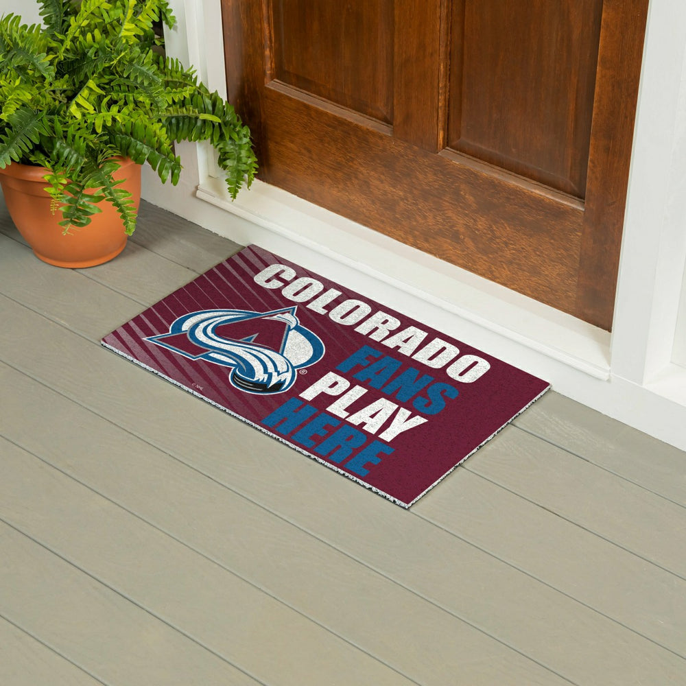 Colorado Avalanche Fan Mat, 28"x16", NHL