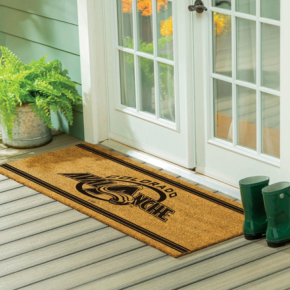 Colorado Avalanche Extra Large One Color Coir Mat, 60"x24", NHL