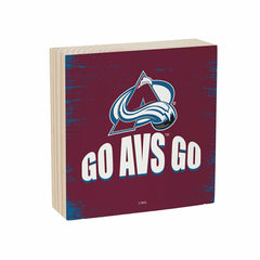 Colorado Avalanche Plock, Down Home Fans, 6x6, NHL, Home