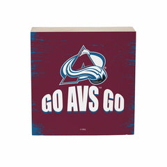 Colorado Avalanche Plock, Down Home Fans, 6x6, NHL, Home