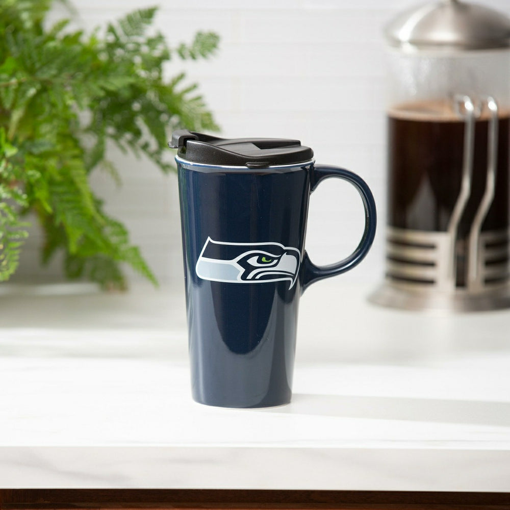 Seattle Seahawks, 17oz Boxed Travel Latte, Home, NFL