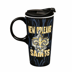 New Orleans Saints, Travel Latte, Justin Patten Logo, Home, NFL