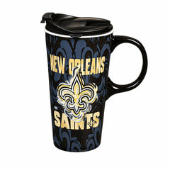 New Orleans Saints, Travel Latte, Justin Patten Logo, Home, NFL