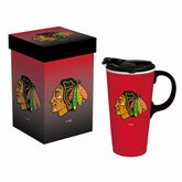 Boxed Travel Latte Cup, Chicago Blackhawks, Home, NHL