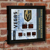 Scoreboard Wall Clock, Vegas Golden Knights, NHL, Home