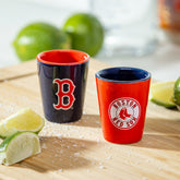 Boston Red Sox 4-Piece Ceramic 2oz. Shot Glass Set, Home, MLB