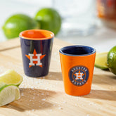 Houston Astros 4-Piece Ceramic 2oz. Shot Glass Set, Home, MLB