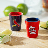 St Louis Cardinals 4-Piece Ceramic 2oz. Shot Glass Set, Home