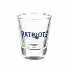 New England Patriots 4-Piece Ceramic and Glass 2oz. Shot Glass Set, Home, NFL