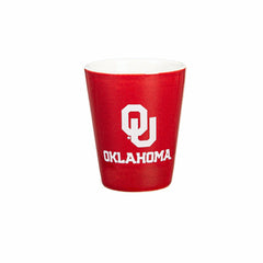 University of Oklahoma 4-Piece Ceramic and Glass 2oz. Shot Glass Set, Home, Collegiate