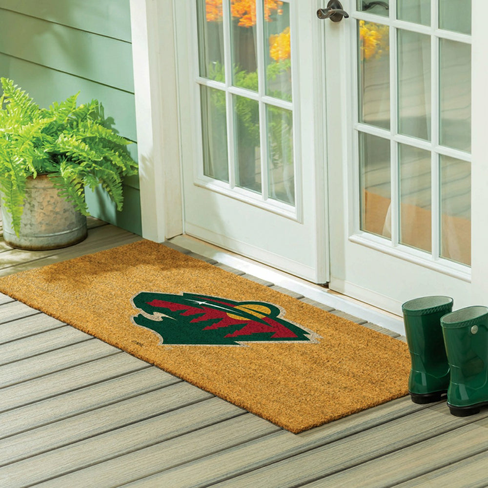 Minnesota Wild Extra Large Full Color Coir Mat, 60"x24", NHL