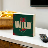 Minnesota Wild Plock, Down Home Fans, 6x6, NHL, Home
