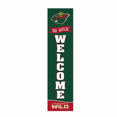 Minnesota Wild Large Single Sided Leaner, 46", NHL, Home
