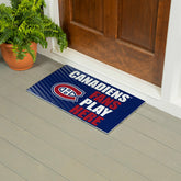 Montreal Canadiens Fan Mat, 28"x16", NHL