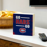 Montreal Canadiens Plock, Down Home Fans, 6x6, NHL, Home