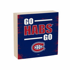 Montreal Canadiens Plock, Down Home Fans, 6x6, NHL, Home