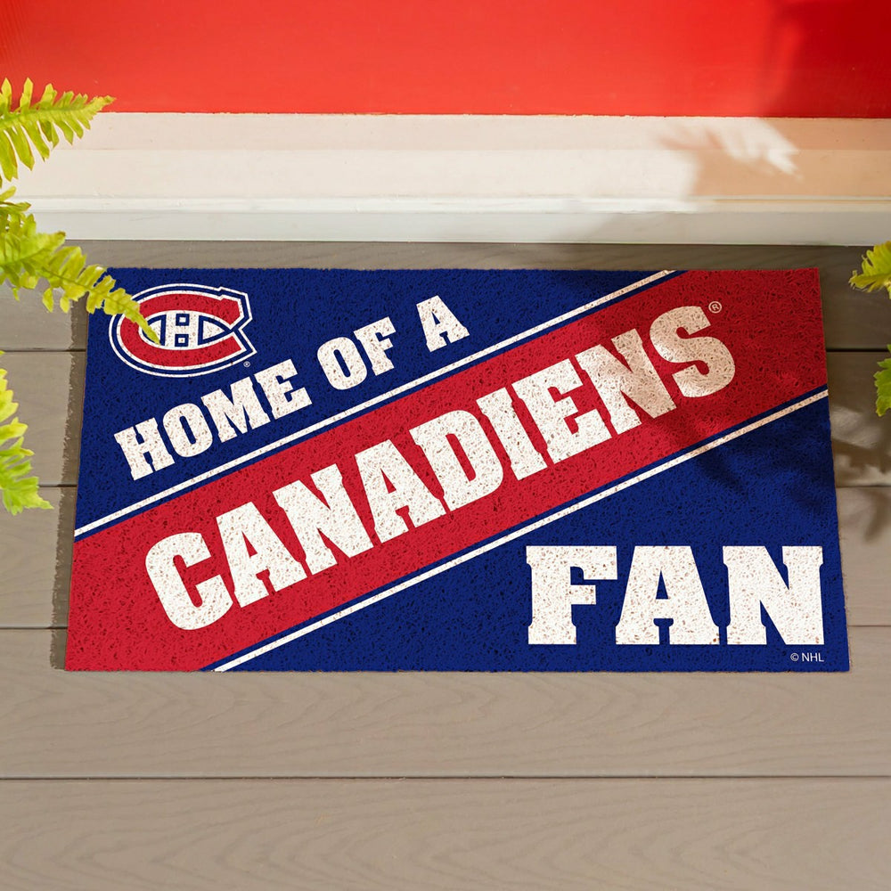Montreal Canadiens, PVC Mat COLOR, Home of a Fan, NHL