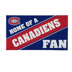 Montreal Canadiens, PVC Mat COLOR, Home of a Fan, NHL