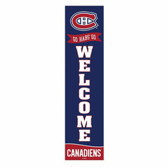 Montreal Canadiens Large Single Sided Leaner, 46", NHL, Home